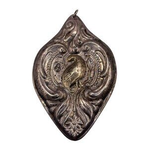 1988 Wallace Sterling 925 Grand Baroque 1st Ed Partridge in A Pear Tree Ornament